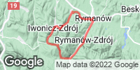 Track GPS Rymanów - Iwonicz